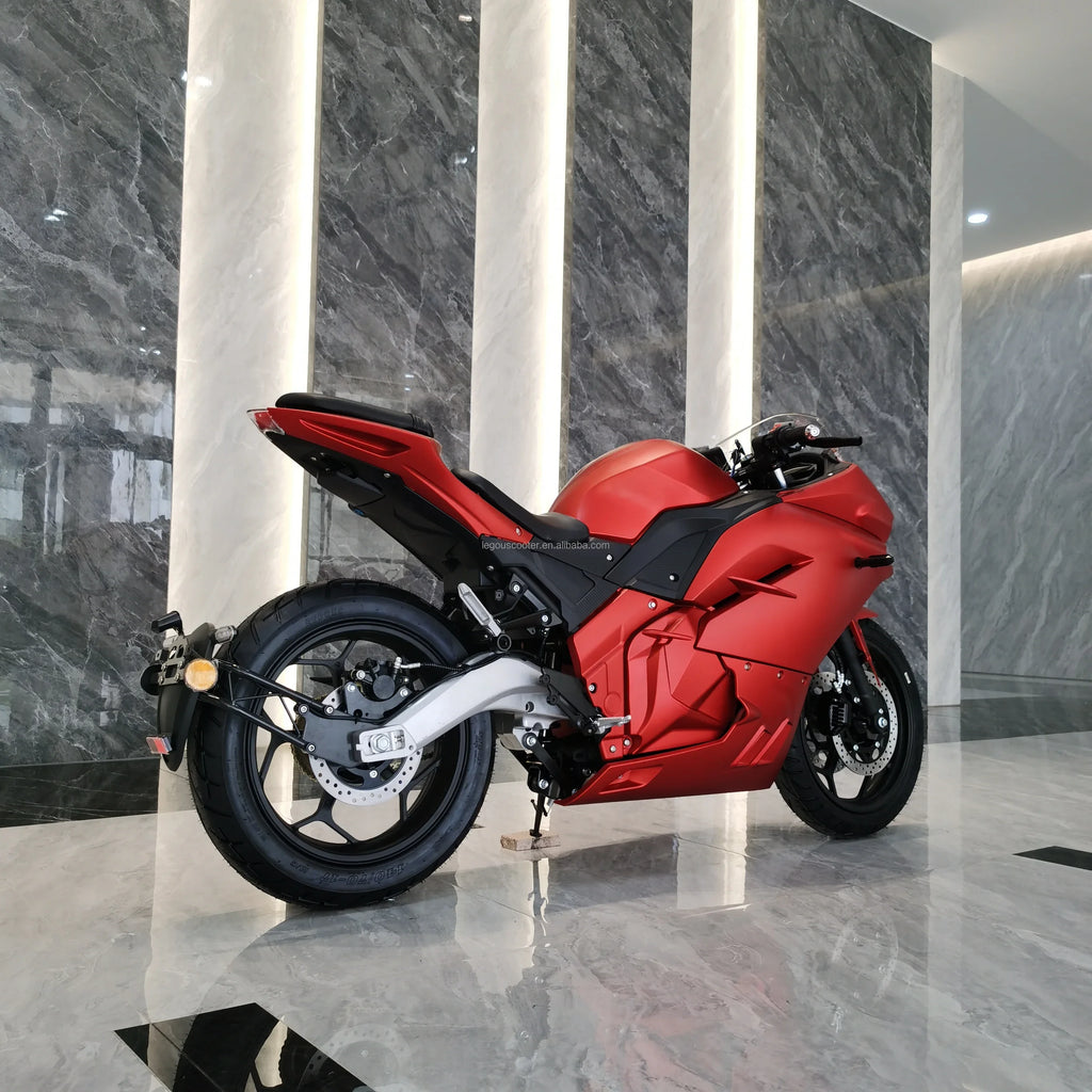 Mid Drive 8000W 10000W Belt Motor Reverse Shock Absorber Fat Tire Electric Motorcycles For Sale 250KM