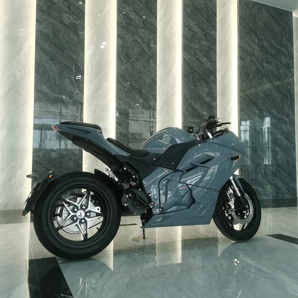 Mid Drive 8000W 10000W Belt Motor Reverse Shock Absorber Fat Tire Electric Motorcycles For Sale 250KM