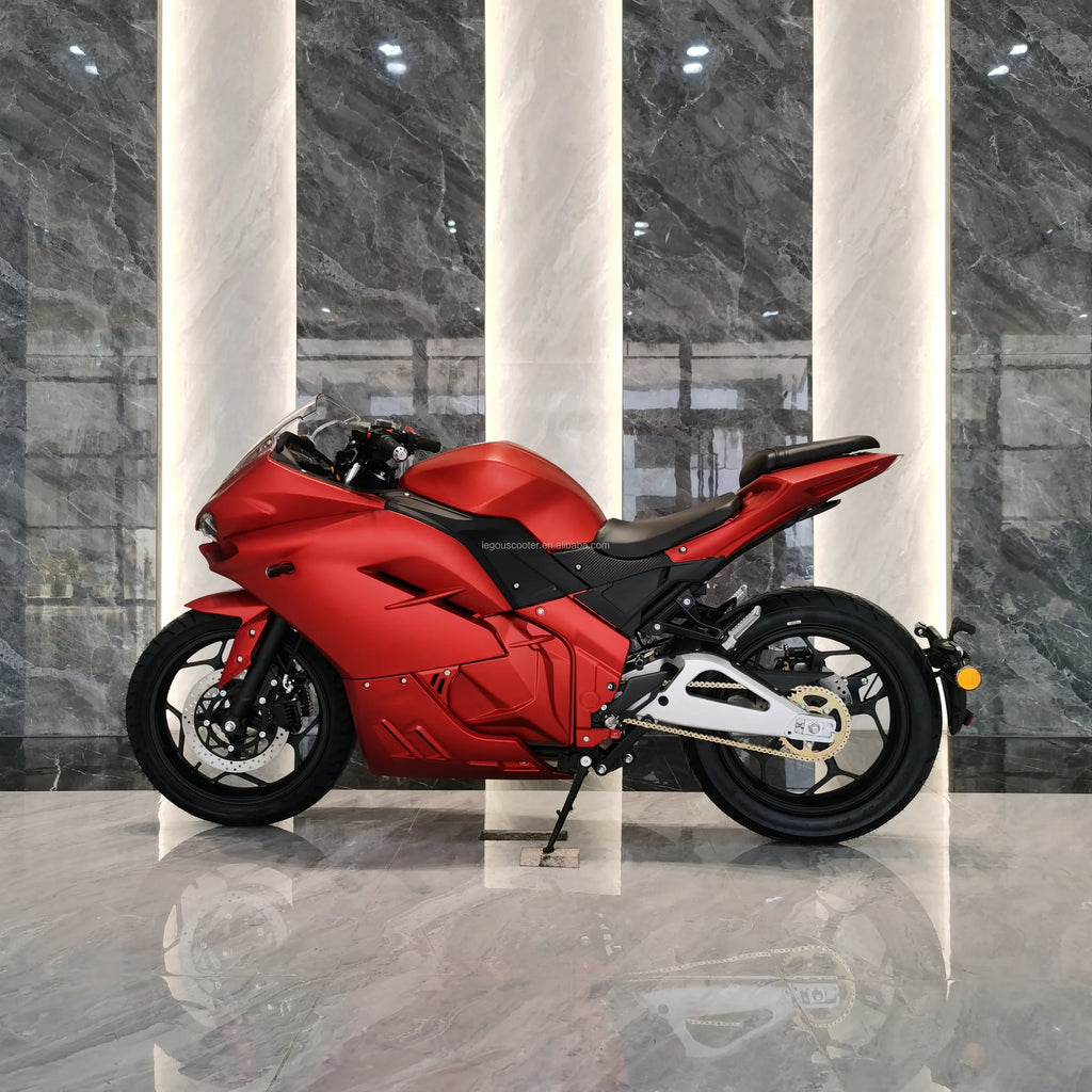 Mid Drive 8000W 10000W Belt Motor Reverse Shock Absorber Fat Tire Electric Motorcycles For Sale 250KM