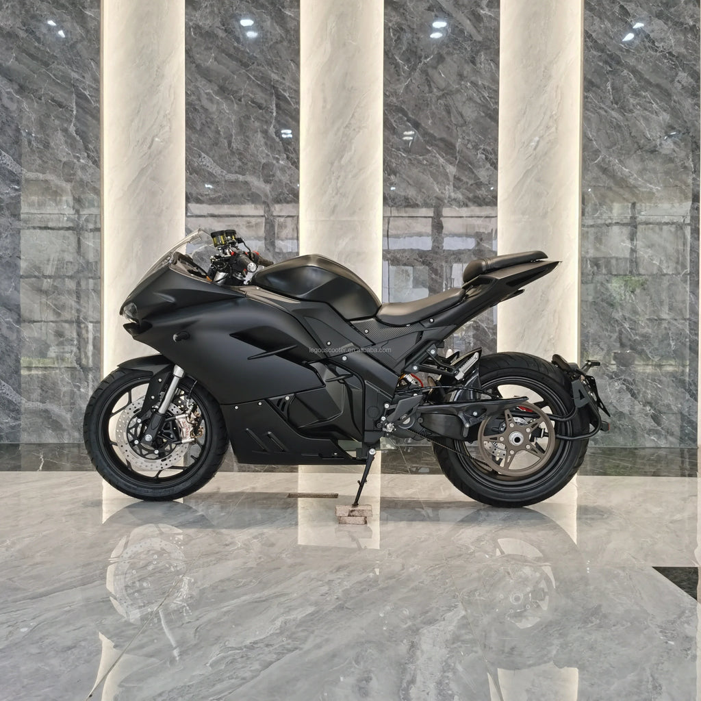 Mid Drive 8000W 10000W Belt Motor Reverse Shock Absorber Fat Tire Electric Motorcycles For Sale 250KM
