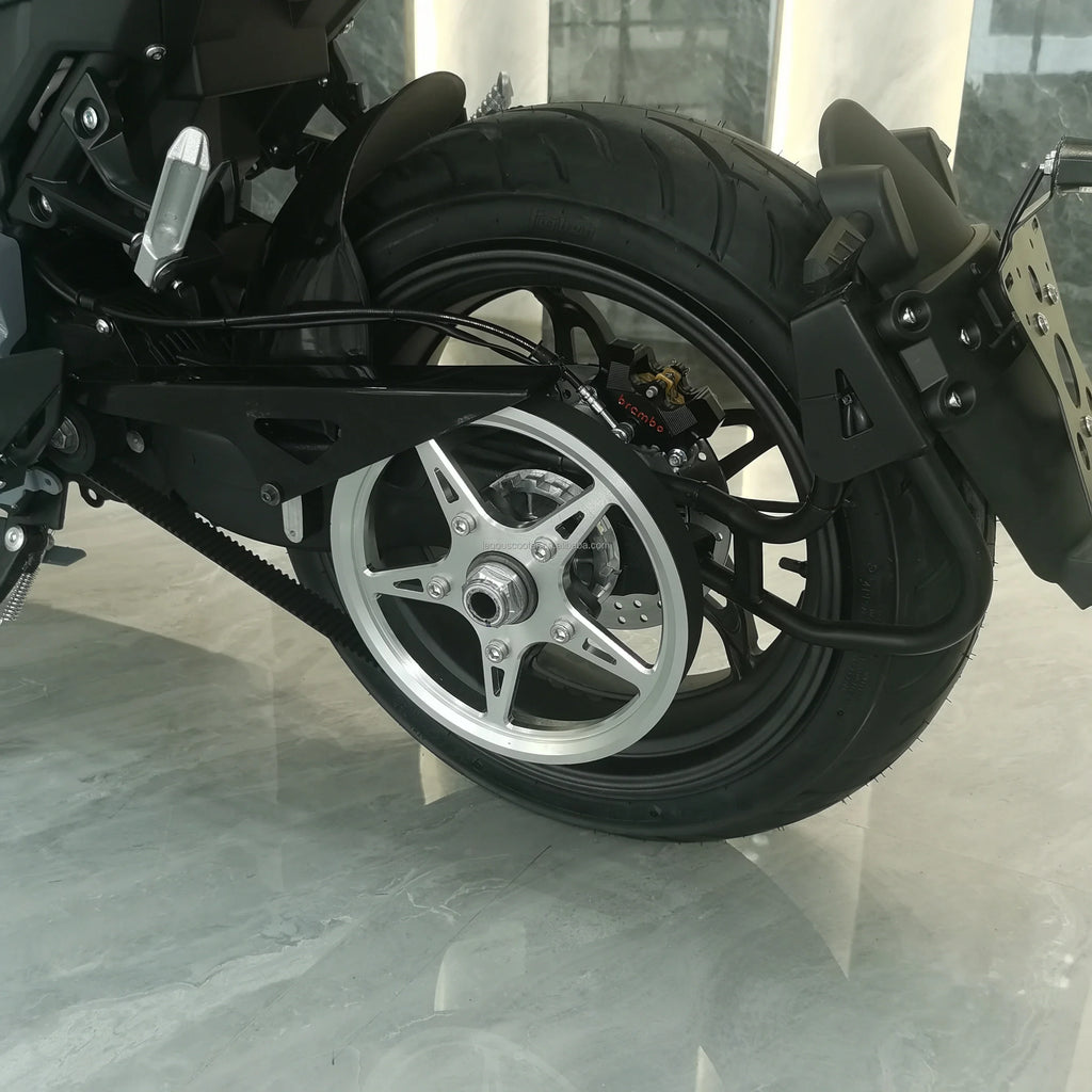 Mid Drive 8000W 10000W Belt Motor Reverse Shock Absorber Fat Tire Electric Motorcycles For Sale 250KM